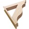 Ekena Millwork 7 1/2-in W x 38-in D x 42-in H Funston Trad Rough Cedar Woodgrain TimberThane Outlooker, Primed Tan OUTUR075X38X42FST04RCPR - alternate 4